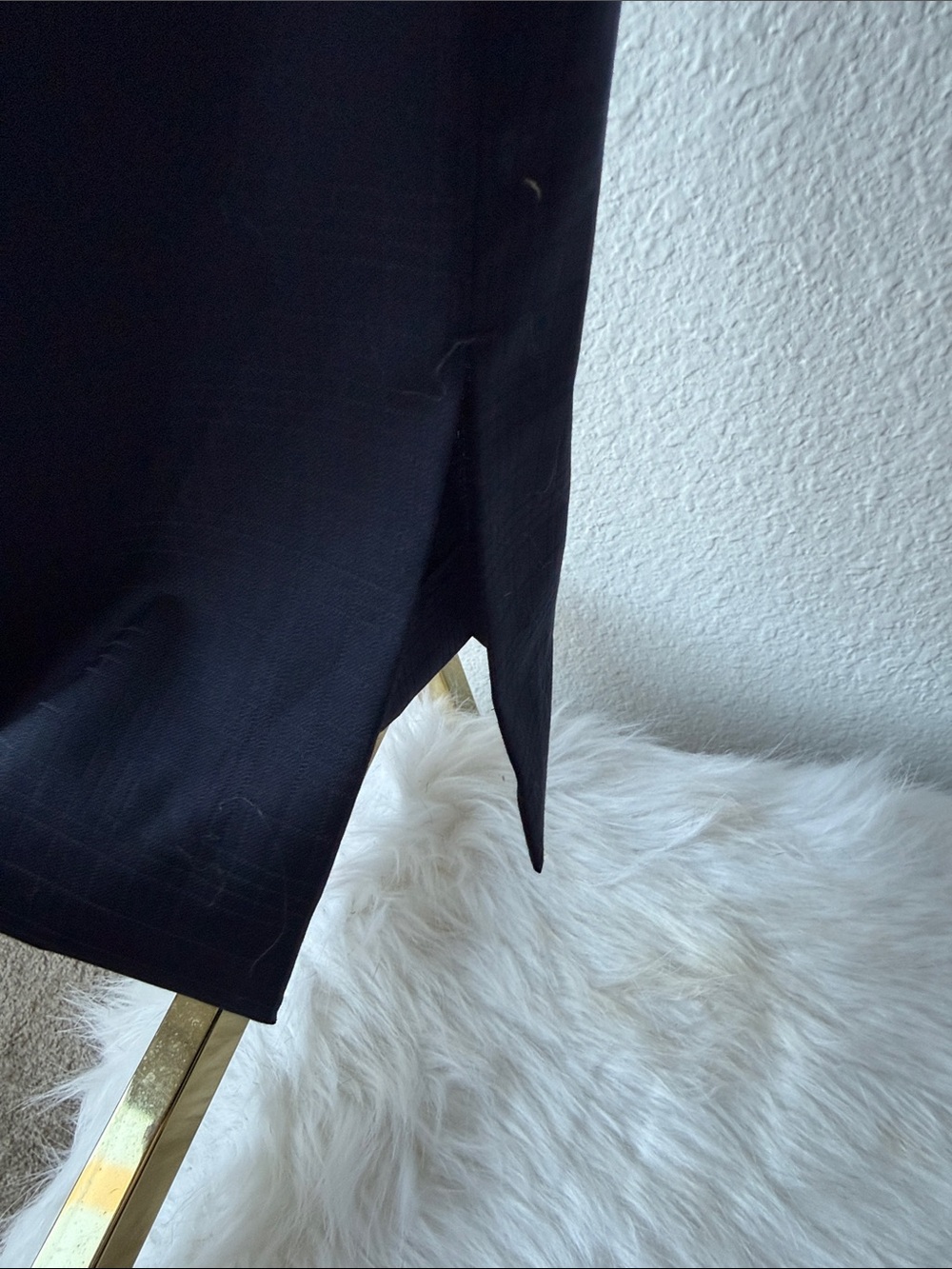 NWT BOSS Women's Navy Straight-Leg Dress Pants - Picture 7 of 9